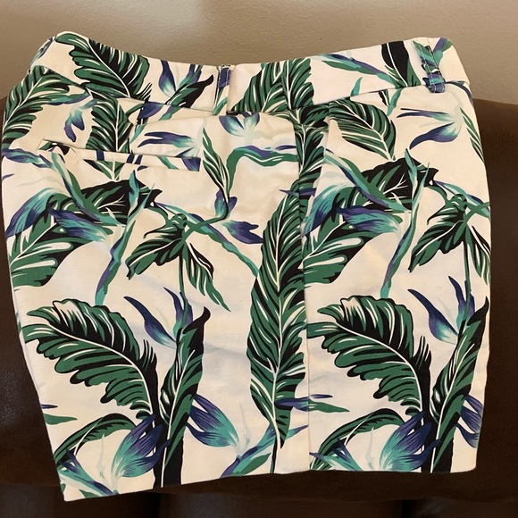 Worn once PERFECT Palm print white shirts - Picture 1 of 2